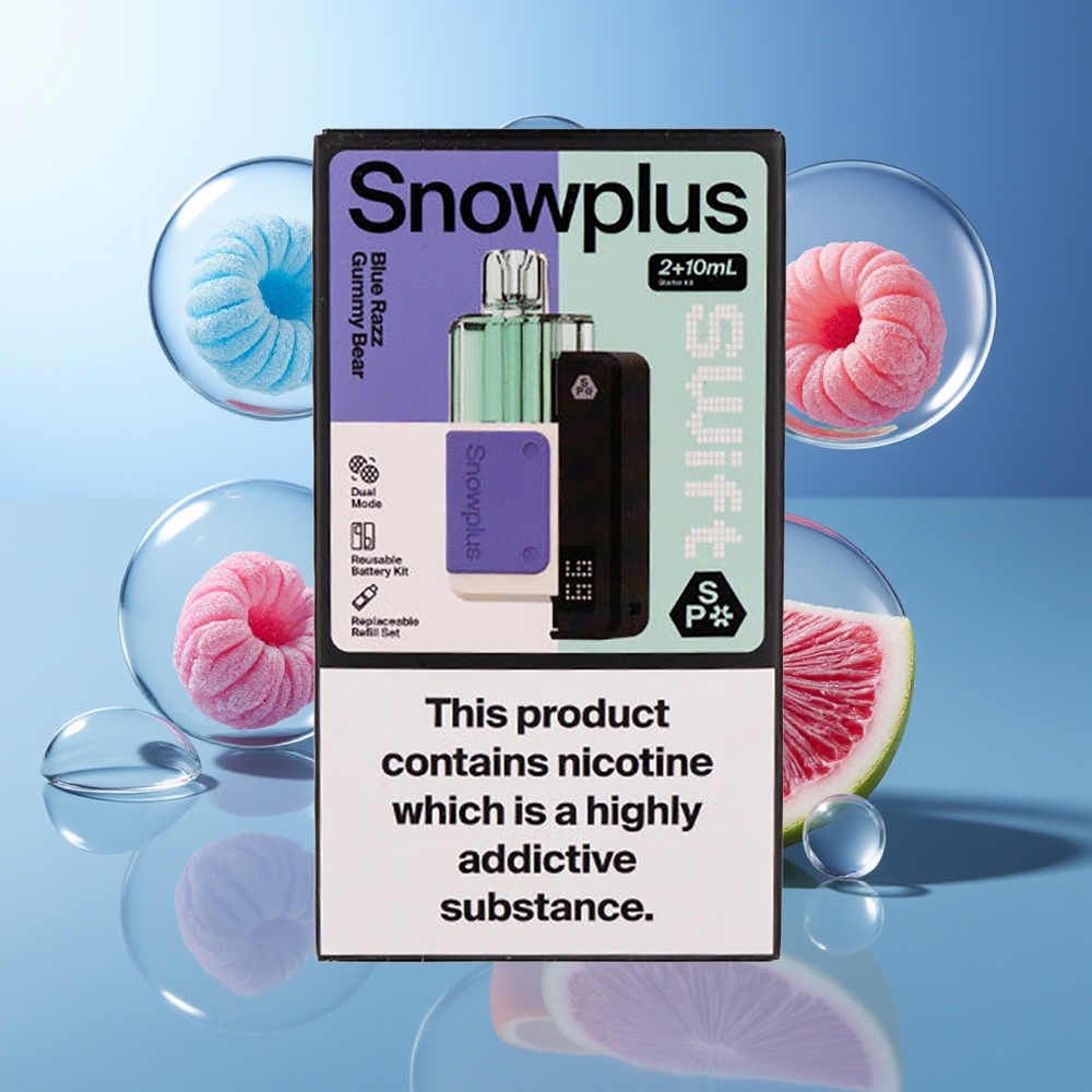 Snowplus Swift 5000 Puffs Dual Mesh Niebieski Żelkowy Miś