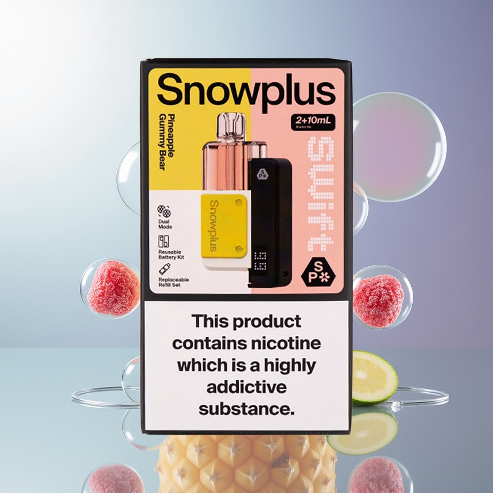 Snowplus Swift 5000 Puffs Pod Podwójna Siatka Ananasowy Żelkowy Miś