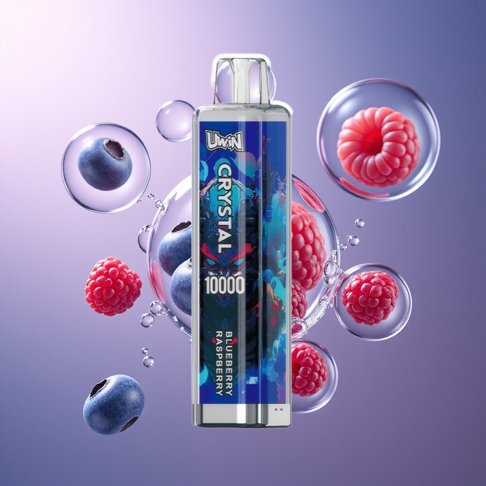 Uwin Crystal 10000 Puffs RGB Jagoda Malina