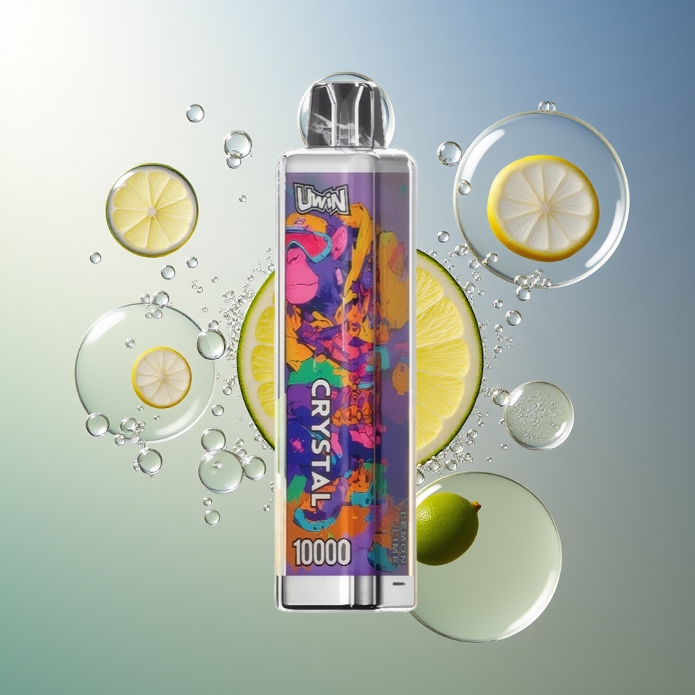 Uwin Crystal 10000 Puffs RGB Lemon Lime