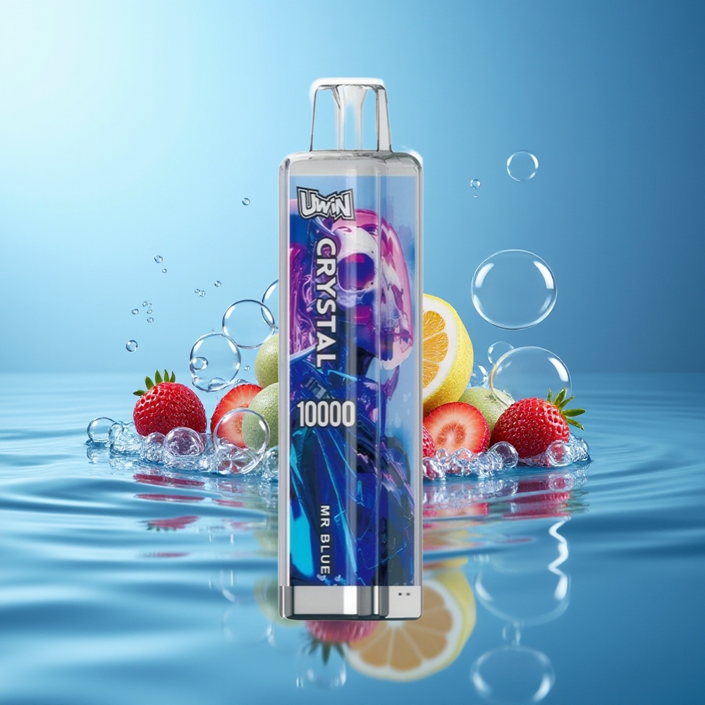 Uwin Crystal 10000 Puffs RGB Mr Niebieski