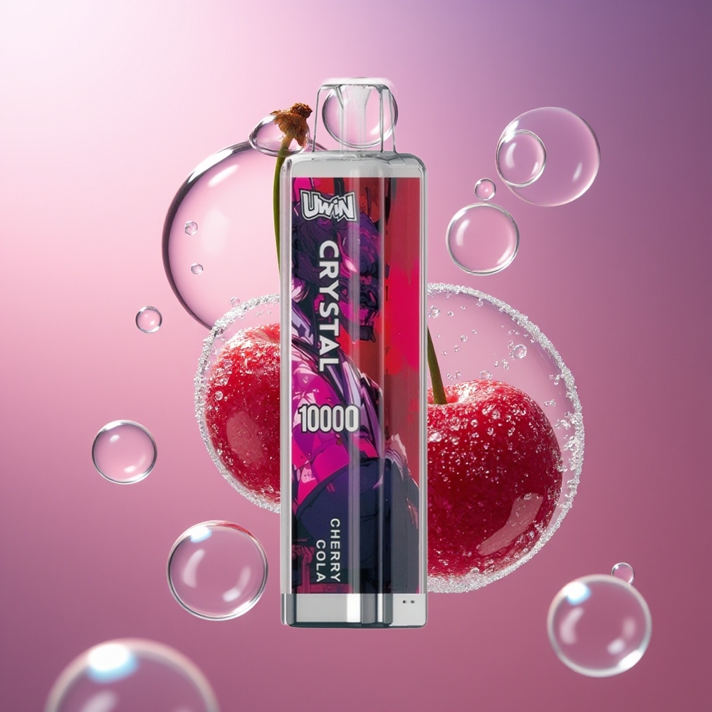 Uwin Crystal 10000 Puffs RGB Wiśnia Cola