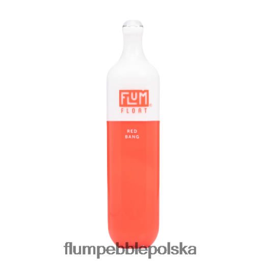 FLUM FLOAT 3000 zaciągnięć czerwony huk Flum Pebble Vape Flavors JHT8V67