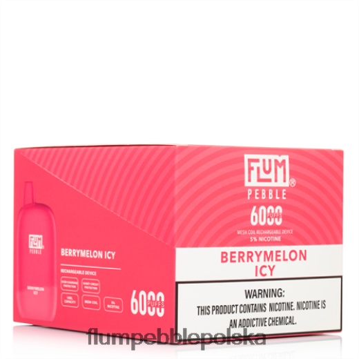 FLUM PEBBLES 6000 zaciągnięć 10 opakowań lodowaty jagodowy Flum Pebble Vape Review JHT8V8
