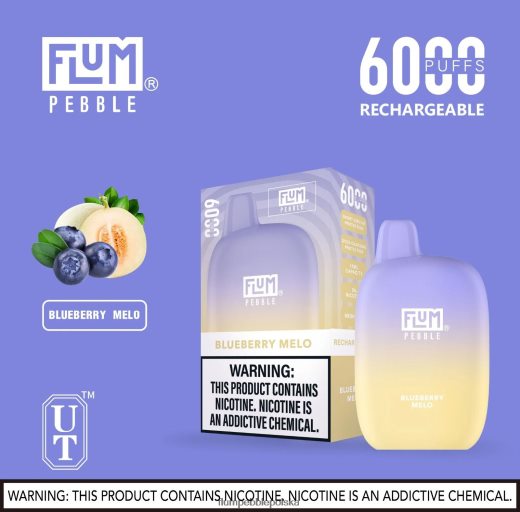 FLUM PEBBLES 6000 zaciągnięć melo jagodowe Flum Pebble Vape Near Me JHT8V16